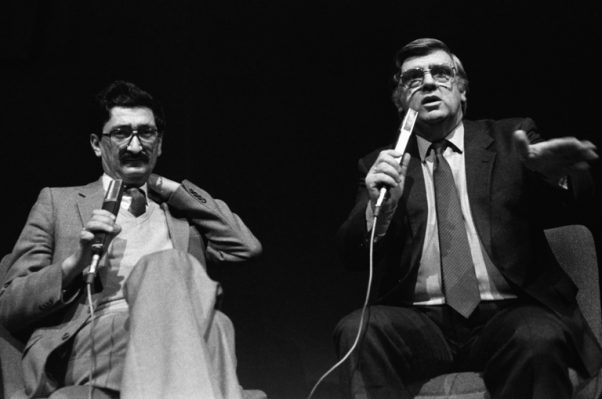 Перо Зубац и Бане Вукашиновић, СПЕНС, Нови Сад, 1982. год. ФОТО: Владимир Зубац