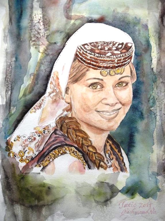 My art- Bosnian Azra by Nazif Nasko Tatić, Richmond, Virginia, USA
