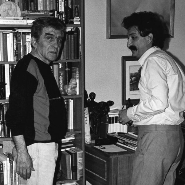 Miroslav Antić i Pero Zubac. FOTO: Vladimir Zubac, maj 1983.